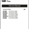 CAT Forklift GP15NM to GP35NM Schematic Operation Maintenance Service Manual EN ES 2