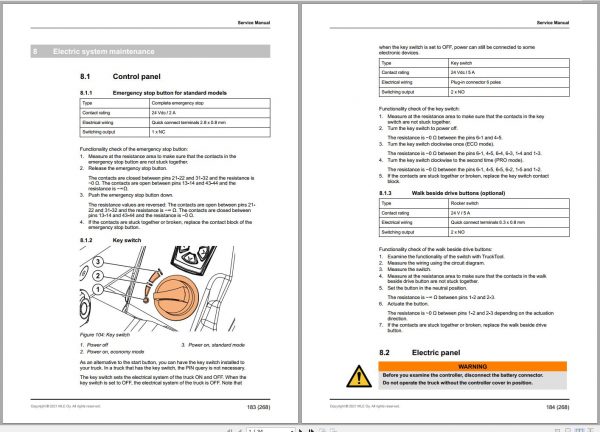 CAT Forklift NO12N2FP NO20N2XP NO25N2P NTR30N2 NTR50N2 Operation Maintenance Service Manual EN ES PT 3