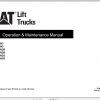 CAT Forklift NPV20N3 to NPF25N3S1PT Operation Maintenance Service Manual EN PT ES 1