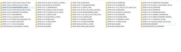 Caterpillar Forklift DP150NM1S Service Operation Maintenance Manual 01 3