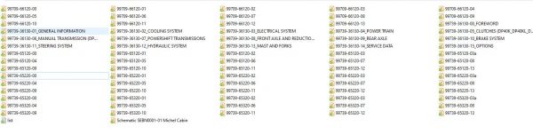 Caterpillar Forklift DP40K DP40KL Service Manual EN FR 1