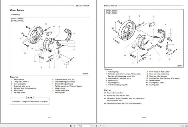 Caterpillar Forklift DP40K DP40KL Service Manual EN FR 5