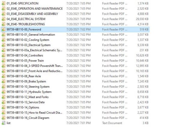 Caterpillar Forklift DP40NB Service Manual 11 1