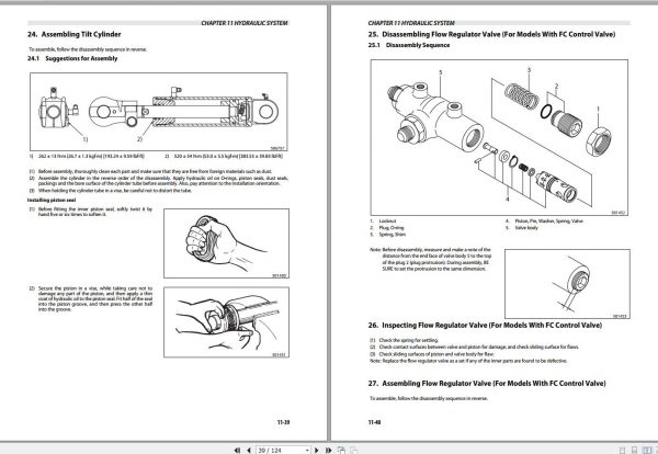 Caterpillar Forklift DP50NB Service Operation Maintenance Manual 11 5