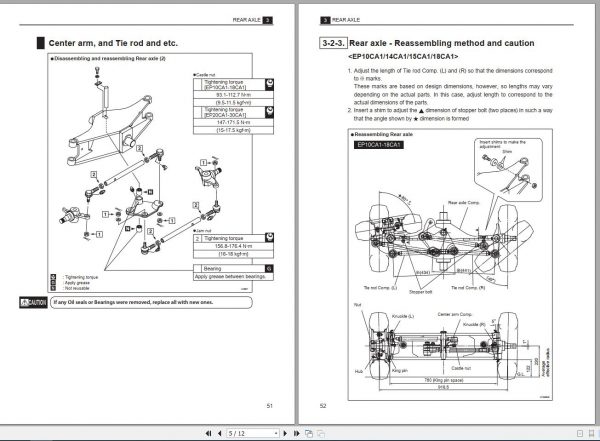 Caterpillar Forklift EP10HCA1J EP30CA1J Service Operation and Maintenance Manual 02 5