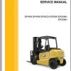 Caterpillar Forklift EP40N EP45N EP50CN EP50N EP50NH EP55NH Service Manual 06 1
