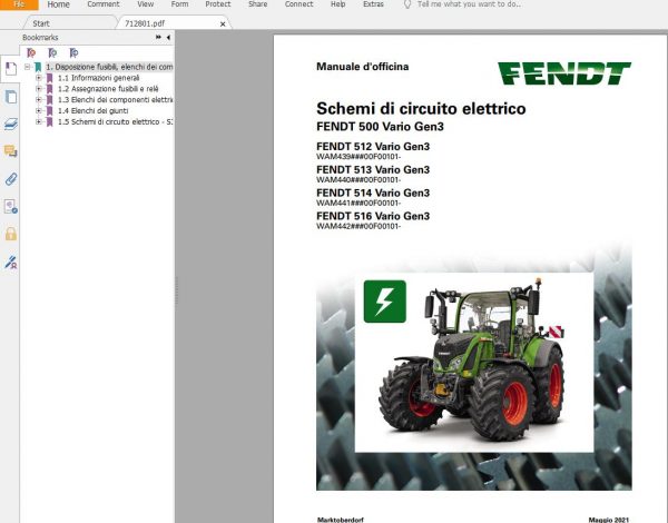 FENDT TRACTOR 17.1 GB PDF Updated 2022 Italian Languages Diagrams Operator Manual Workshop Manuals IT DVD 13