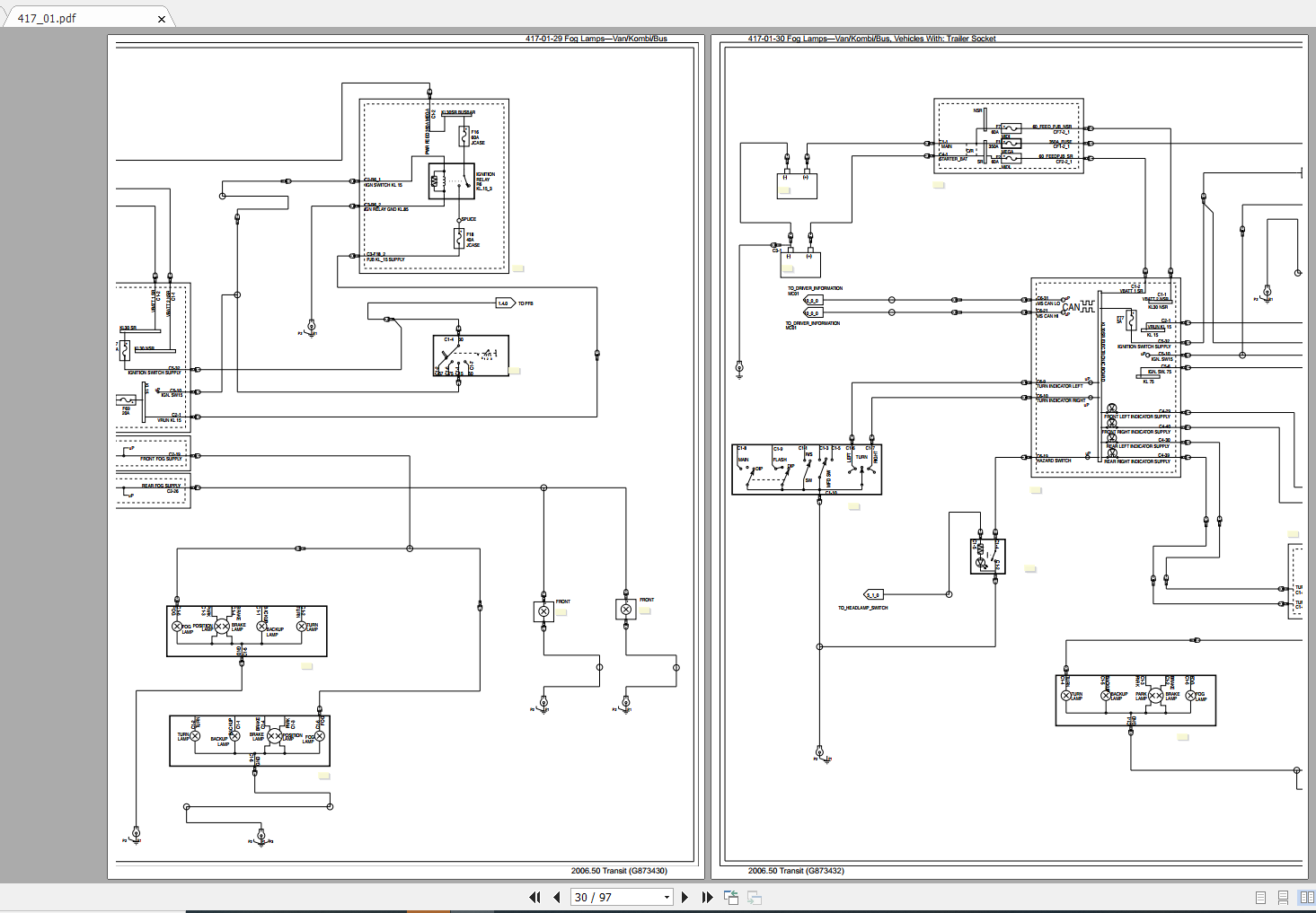 FORD TRANSIT 2007 Repair Manual & Wiring Diagram