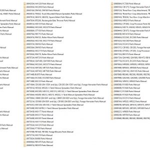 GEHL Heavy Equipment Agricultural Legacy 2022 PDF Parts Manual