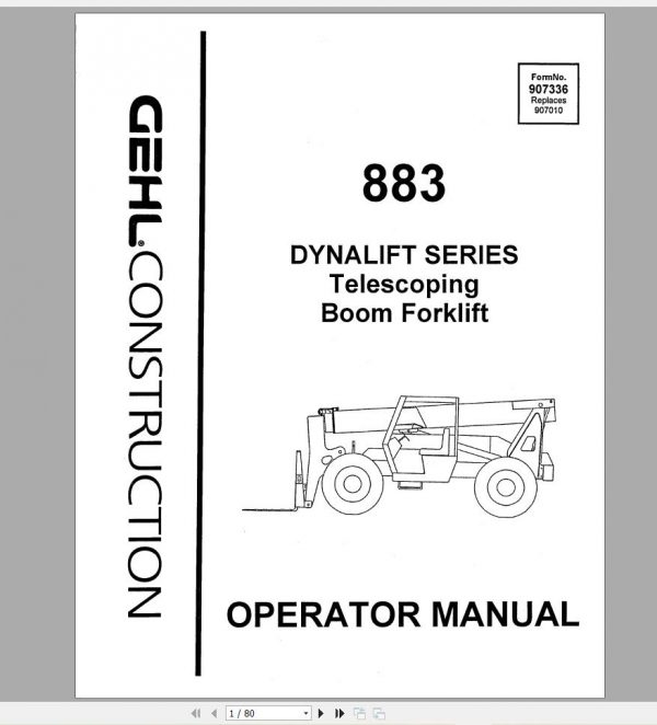GEHL Machinery Heavy Equipment 5.29 GB PDF 2022 Operator Manuals DVD 6