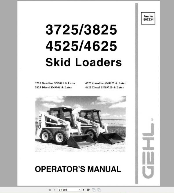 GEHL Machinery Heavy Equipment 5.29 GB PDF 2022 Operator Manuals DVD 7