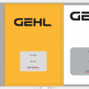 Gehl Heavy Equipment Backhoe Loader Compact Track Loader Updated 2022 PDF Operators Manual 1