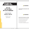 Gehl Heavy Equipment Backhoe Loader Compact Track Loader Updated 2022 PDF Operators Manual 2