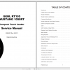Gehl Heavy Equipment Backhoe Loader Compact Track Loader Updated 2022 PDF Service Manual 2