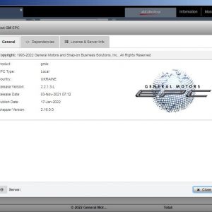 General GMIO Motors Asia Africa EPC 02.2022 Spare Parts Catalog 1