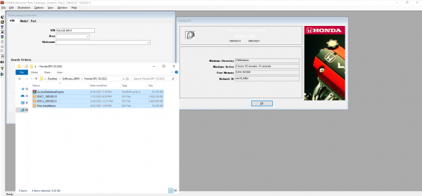 HONDA EPC GENERAL 03.2022 ELECTRONIC PARTS CATALOG DVD 0
