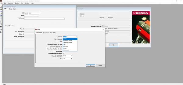 HONDA EPC GENERAL 03.2022 ELECTRONIC PARTS CATALOG DVD 2