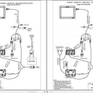 Hagie STS Kit 2000 2008 STS10 STS12 AG Leader Line Diagrams