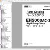 Hitachi Mining Rigid Dump Truck EH 2022 1.77 GB PDF Parts Catalog Engine Parts Catalog DVD 4