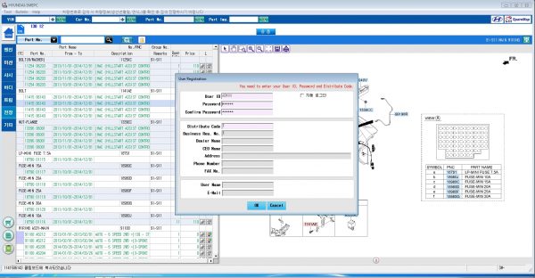 Hyundai Kia Korea SM EPC 092020 Spare Parts Catalog Domestic Market 7
