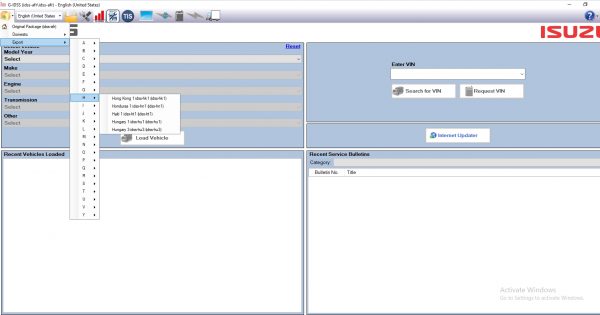 Isuzu G IDSS 03.2022 Global Export Service System Diagnostic Software DVD 12