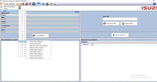 Isuzu G IDSS 03.2022 Global Export Service System Diagnostic Software DVD 20