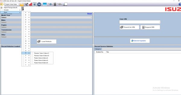 Isuzu G IDSS 03.2022 Global Export Service System Diagnostic Software DVD 22