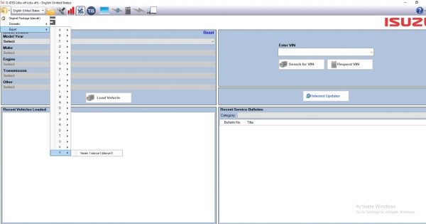 Isuzu G IDSS 03.2022 Global Export Service System Diagnostic Software DVD 27