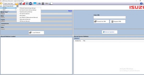 Isuzu G IDSS 03.2022 Global Export Service System Diagnostic Software DVD 4