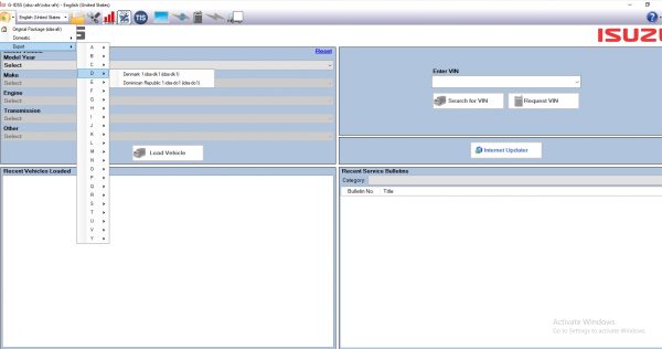 Isuzu G IDSS 03.2022 Global Export Service System Diagnostic Software DVD 8