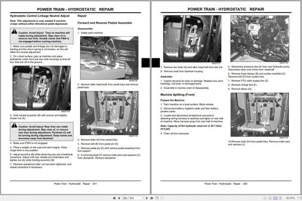 John Deere Compact Utility Tractor 4105 Technical Manual TM102419 12.2010 2