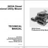 John Deere Diesel Professional Utility Mower 2653A Technical Manual TM1554 1