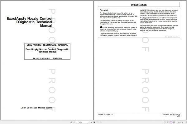 John Deere ExactApply Nozzle Control Technical Manual TM145719 01.2017 1