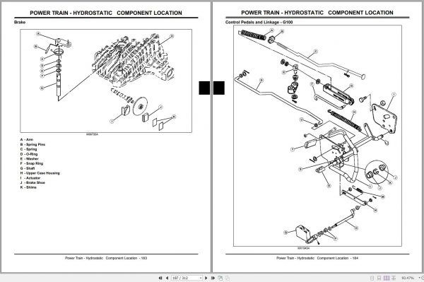 John Deere Garden Tractors G100 G110 Technical Manual TM2020 02.2004 2