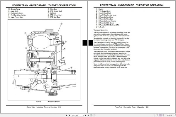 John Deere Garden Tractors X495 X595 Technical Manual TM2024 02.2005 2