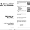 John Deere Hand Held Products 21C 21S 21HC 45BP Technical Manual TM1524 1