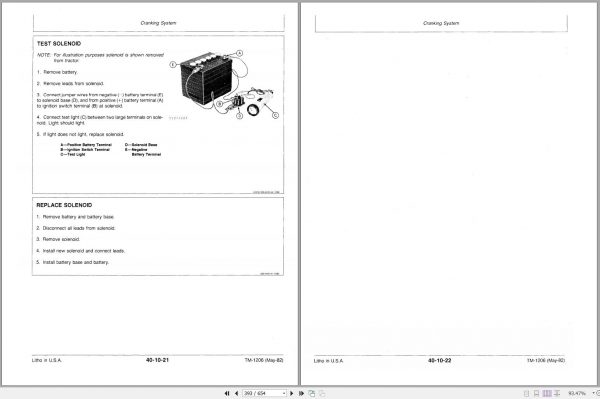 John Deere Lawn Tractors 108 111 111H 112L 116 Technical Manual TM1206 2