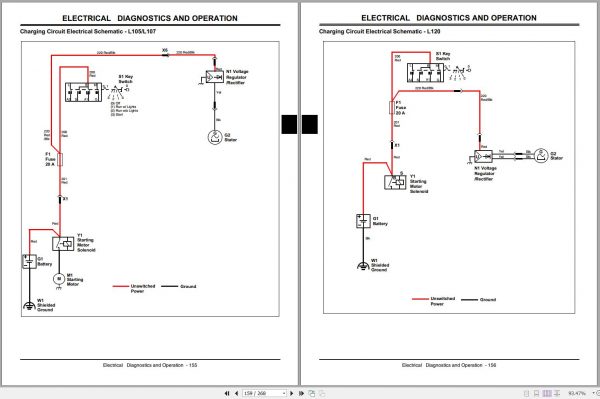 John Deere Lawn Tractors L105 L107 L120 Technical Manual TM2185 02.2004 2