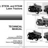 John Deere Lawn Tractors STX30 STX38 STX46 Technical Manual TM1561 1