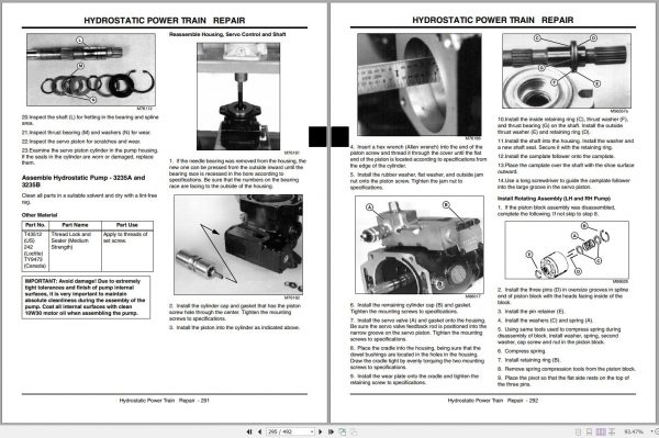 John Deere Lightweight Fairway Mower 3215 3235B Technical Manual TM1534 02.2003 2