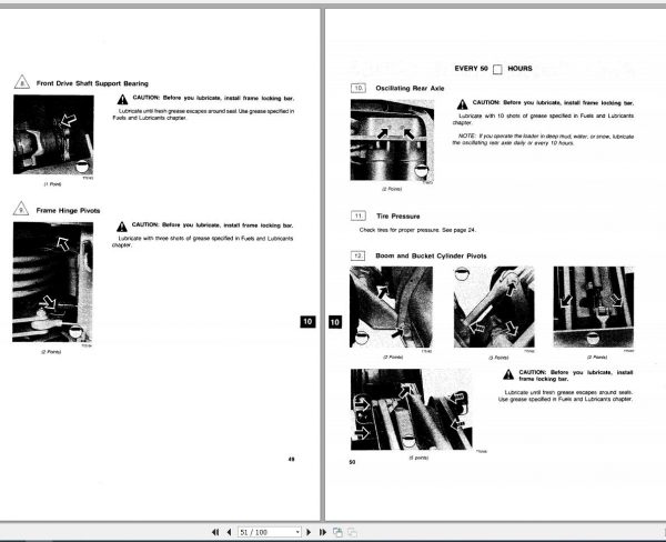 John Deere Loader 444C Operators Manual OMT76619 J2 2