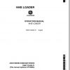 John Deere Loader 444E Operators Manual OMAT123458 F1 1