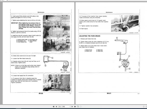 John Deere Loader 444E Operators Manual OMAT123458 F1 2