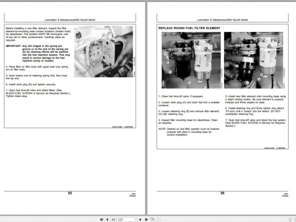 John Deere Marine Engine Series 300 4039 4045 6068 Operators Manual OMRG20144 B5 2
