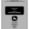 John Deere Mechanical Tiller 30 Inch Operators Manual OMM153409 C8 2007 2