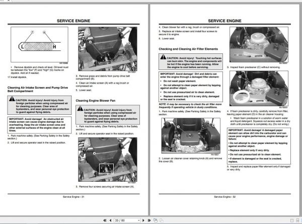 John Deere Mid Mount Z Trak 737 757 SN 010001 Operators Manual OMTCU15013 L1 2001 2