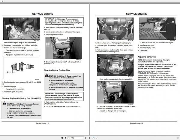 John Deere Mid Mount Z Trak 737 757 SN 040001 Operators Manual OMTCU20640 A5 2005 2