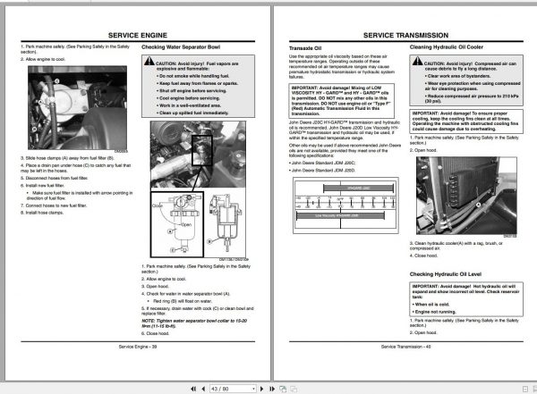 John Deere Mid Mount Z Trak 997 SN 030101 Operators Manual 2008 2