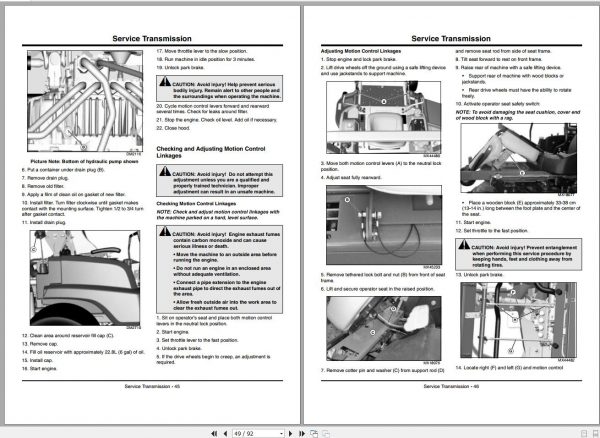 John Deere Mid Mount Z Trak 997 SN 060001 Operators Manual OMTCU29413 B1 2