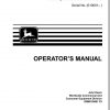 John Deere Mid Mount Z Trak M653 M655 M665 Operators Manual OMM138801 F9 1